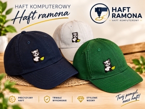 czapeczki dla dostawców z logo