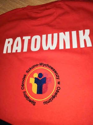 koszulki z haftem dla Ratowników