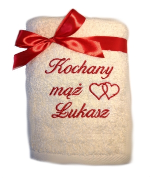 ręcznik kocham Cię