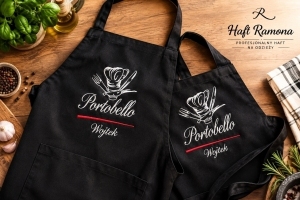 Haft stworzony dla restauracji w Oswięcimiu
