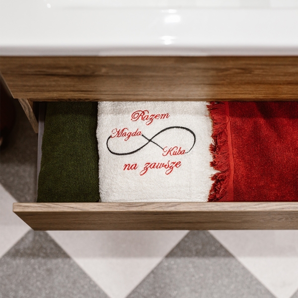 Ręcznik na walentynki