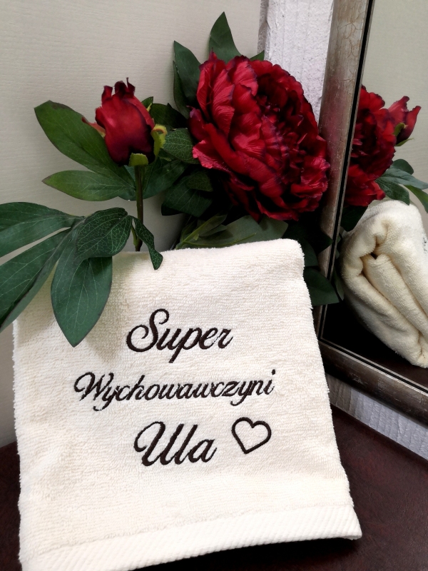 ręcznik dla super wychowawcy wychowawczyni na dzień nauczyciela